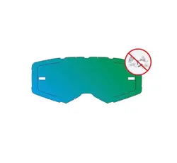 AirScreen плака Anti-Fog за AERO EX (Iridium green) без закопчалки