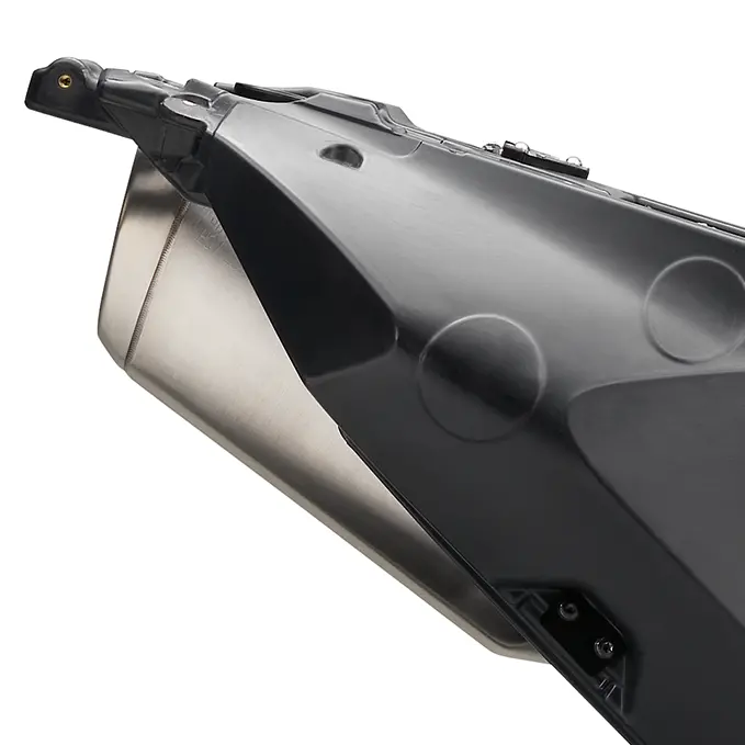 Polyamide rear subframe and tank